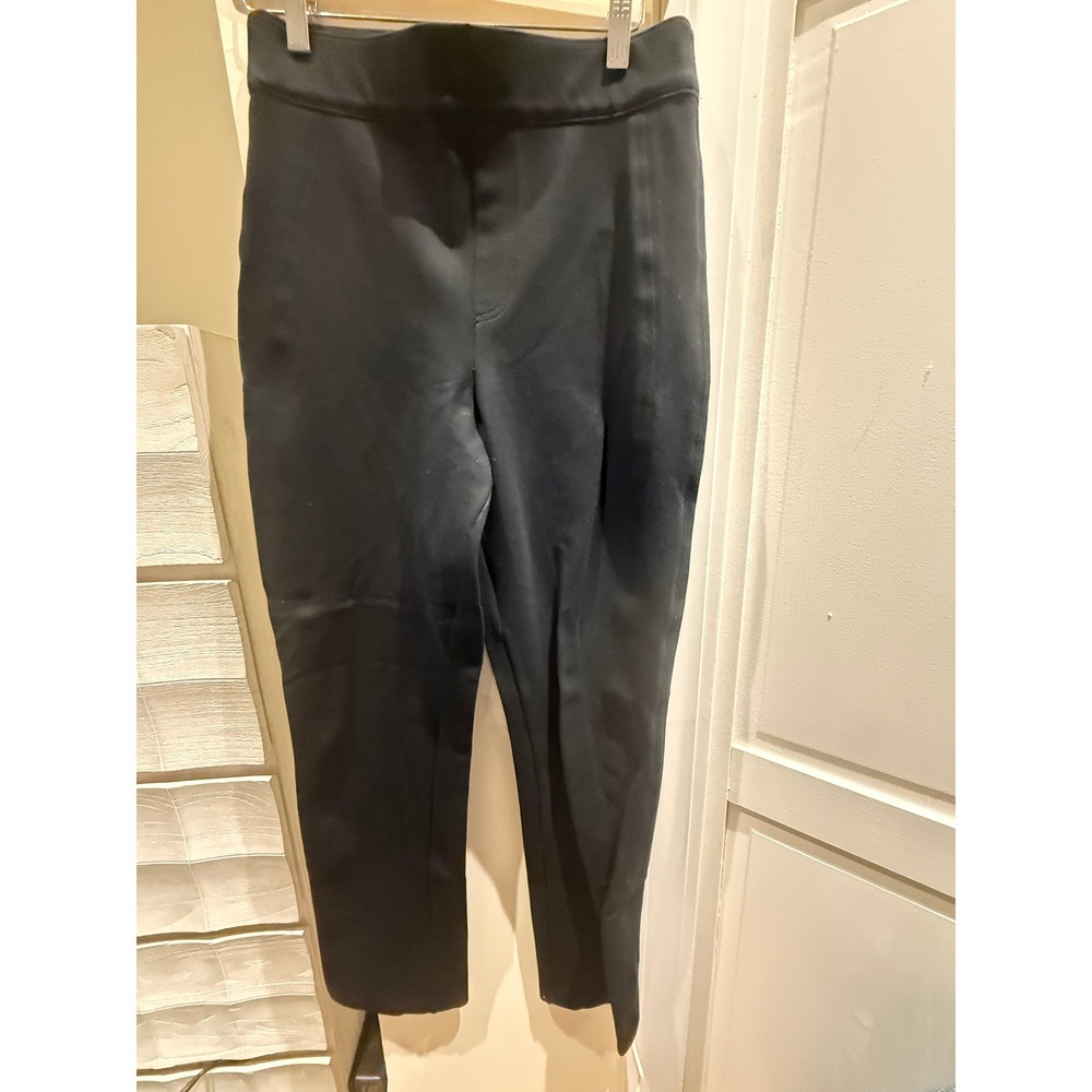Spanx The Perfect Pant Black Slim Straight Leg Tall Long Size Medium M/M Tall